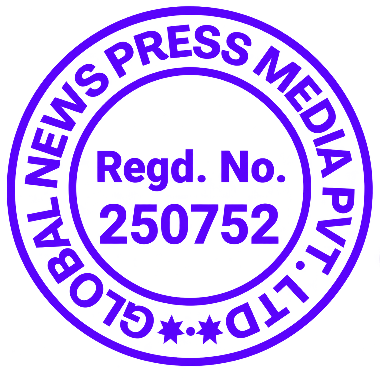 Global News Press Stamp
