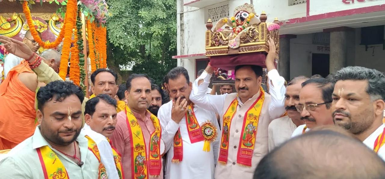 सरसावा में पहली बार निकली भगवान श्री जगन्नाथ रथ यात्रा, श्रद्धालुओं ने किया भव्य स्वागत