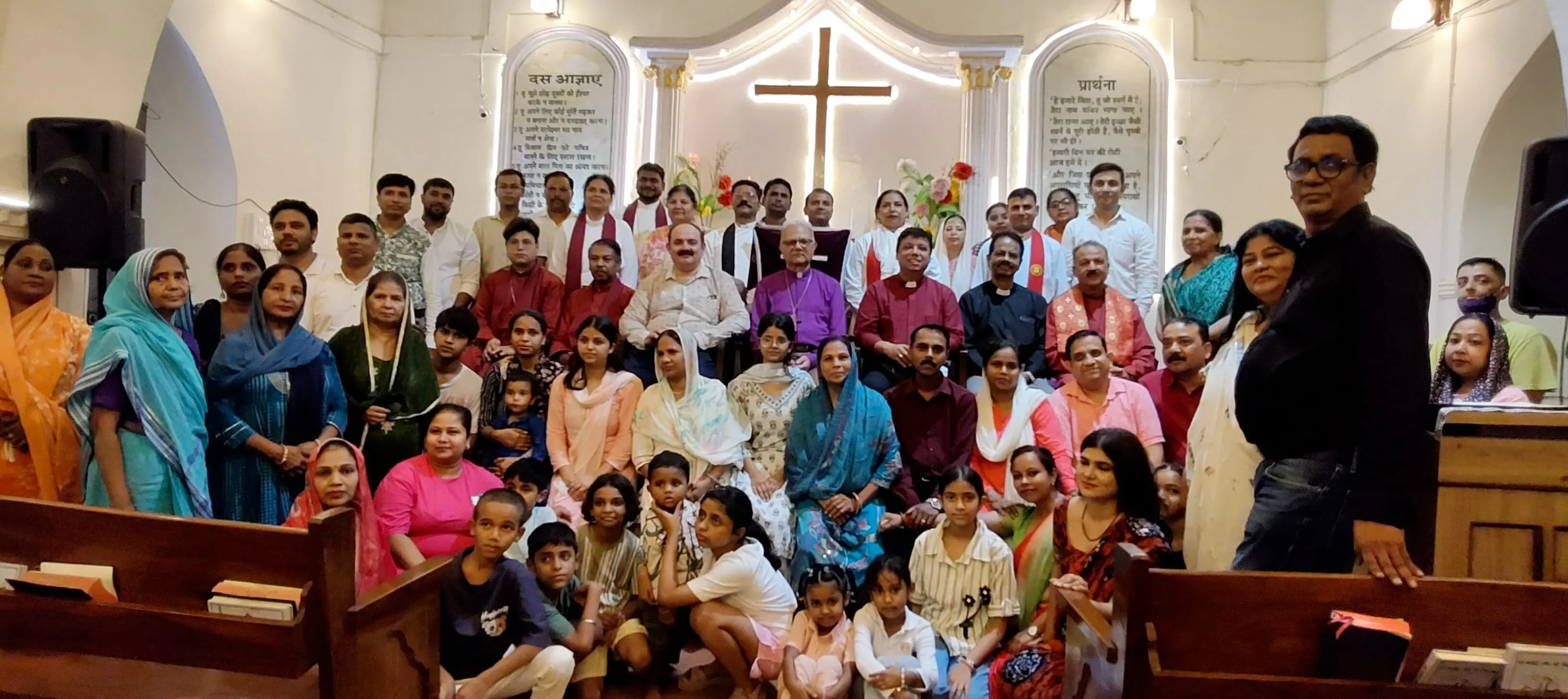 बैपटिस्ट मिशन चर्च मल्कागंज में हर्षोल्लास से मनाया गया ‘बैपटिस्ट संडे’