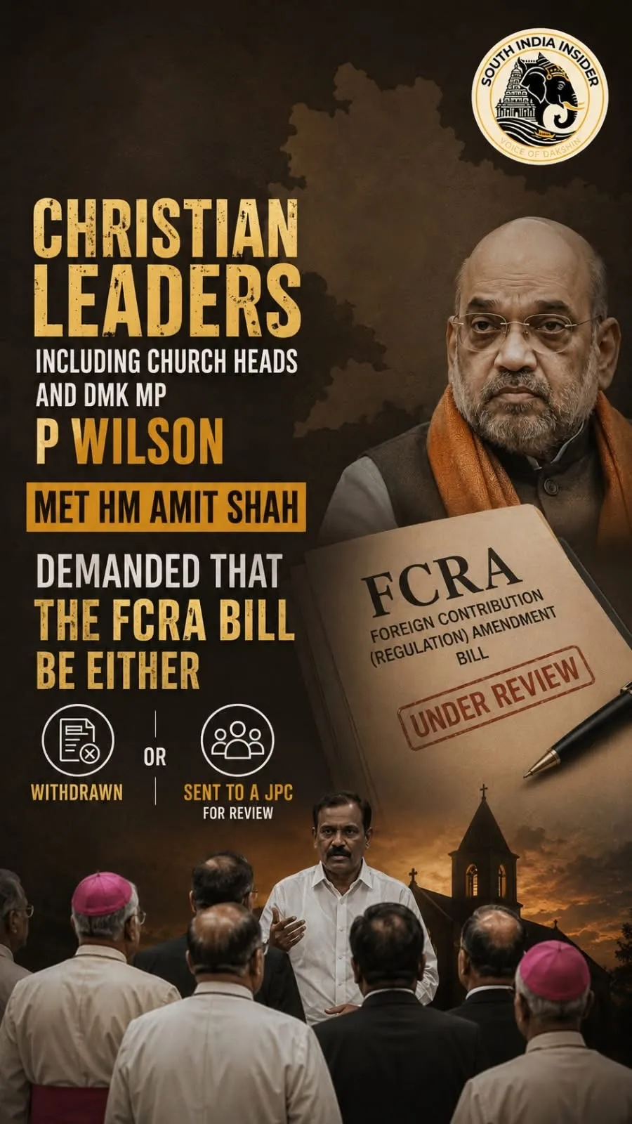 Christian Leaders Call for Wider Parliamentary Scrutiny of Proposed FCRA Changes

Dr James Massey Urges Government to Pr