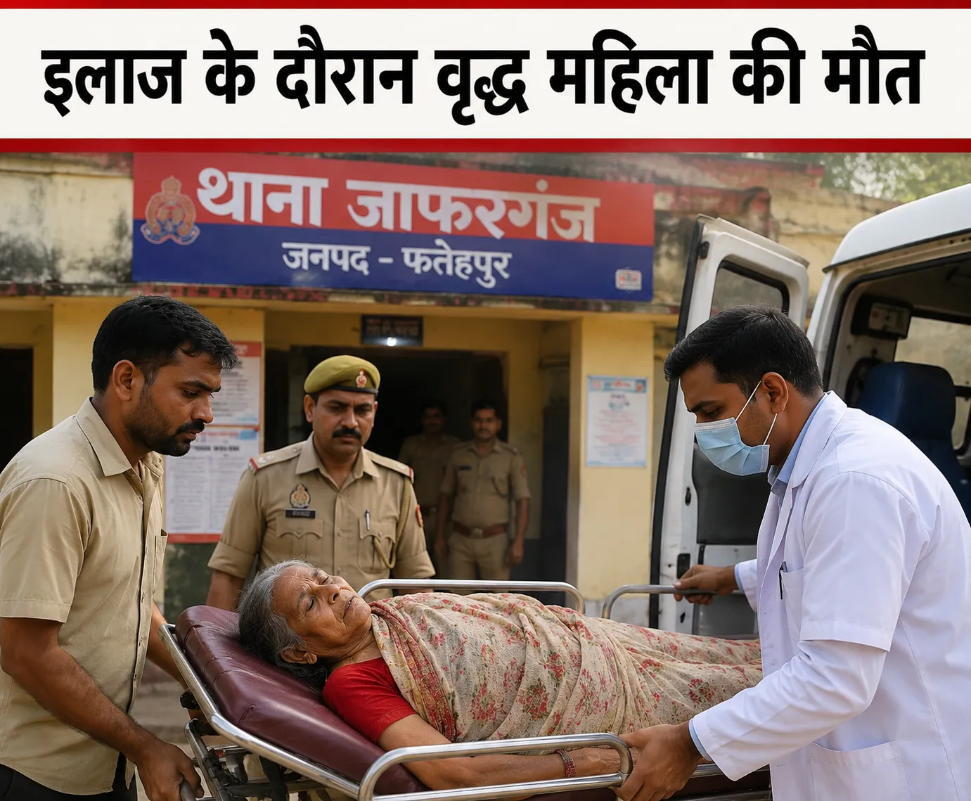 बिंदकी में डंडे से घायल वृद्ध महिला की इलाज के दौरान मौत, तीन लोगों पर मुकदमा दर्ज