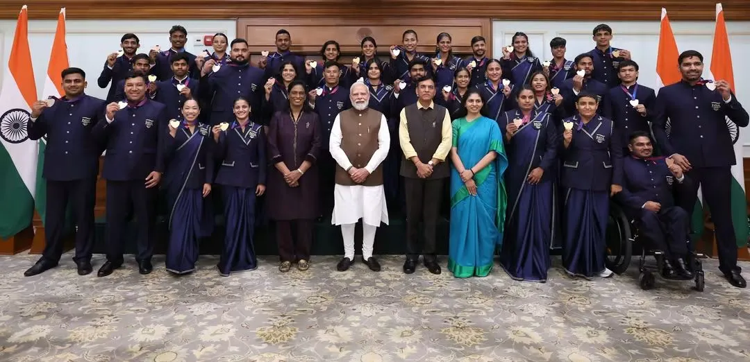 कॉमनवेल्थ गेम्स 2026 के पदक विजेताओं से मिले प्रधानमंत्री, खिलाड़ियों की उपलब्धियों की सराहना
