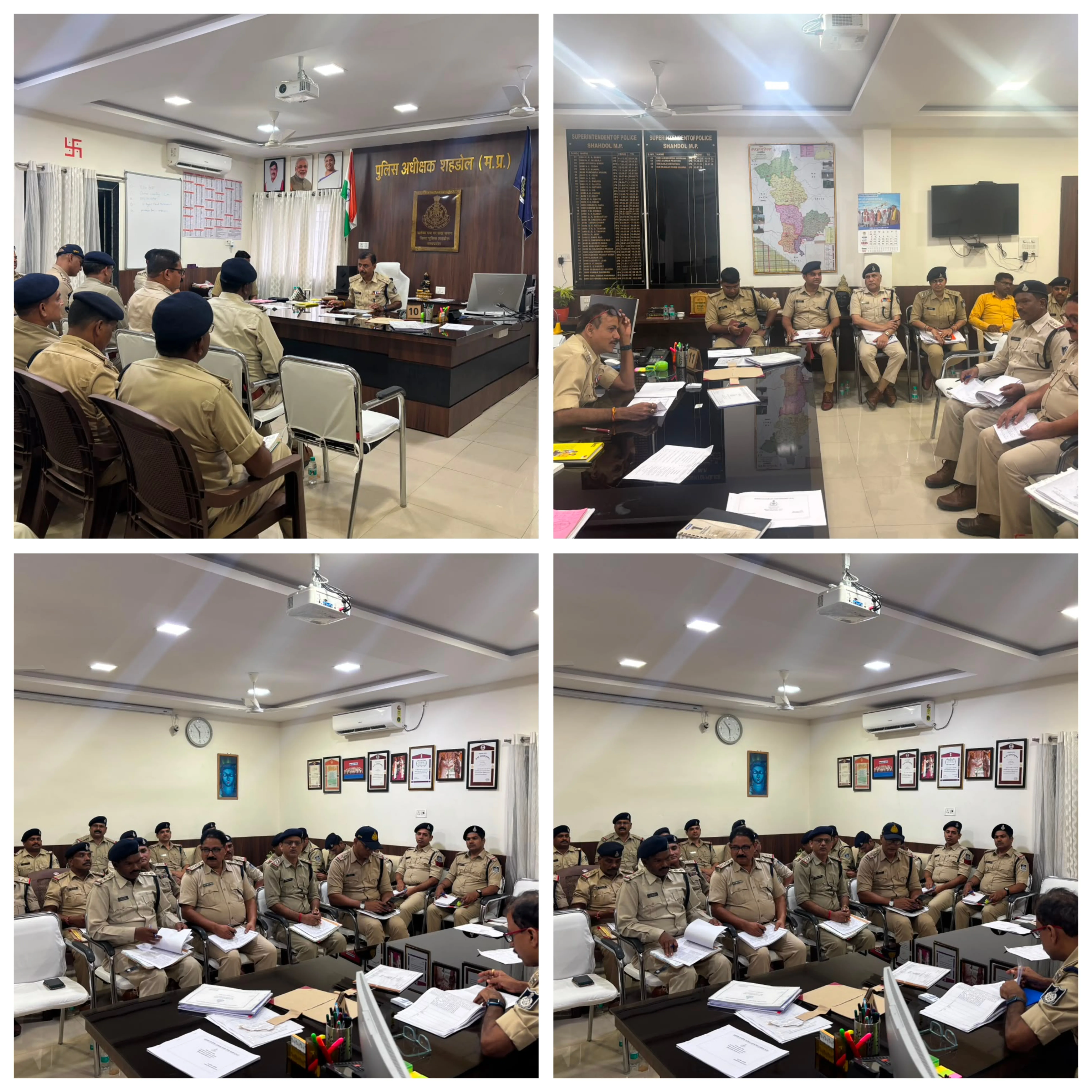 पुलिस अधीक्षक ने ली अपराध समीक्षा बैठक, लंबित प्रकरणों के त्वरित निराकरण के दिए सख्त निर्देश