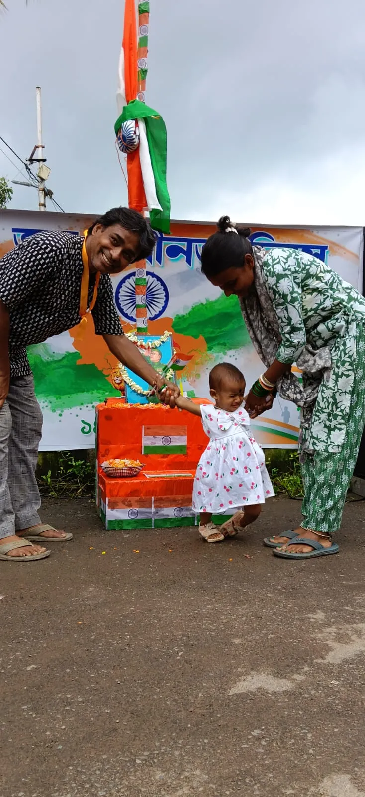 কলকাতায় দুর্গা বাহিনীর সাধনা মহিলা সংগঠনের স্বাধীনতা দিবস উদযাপন