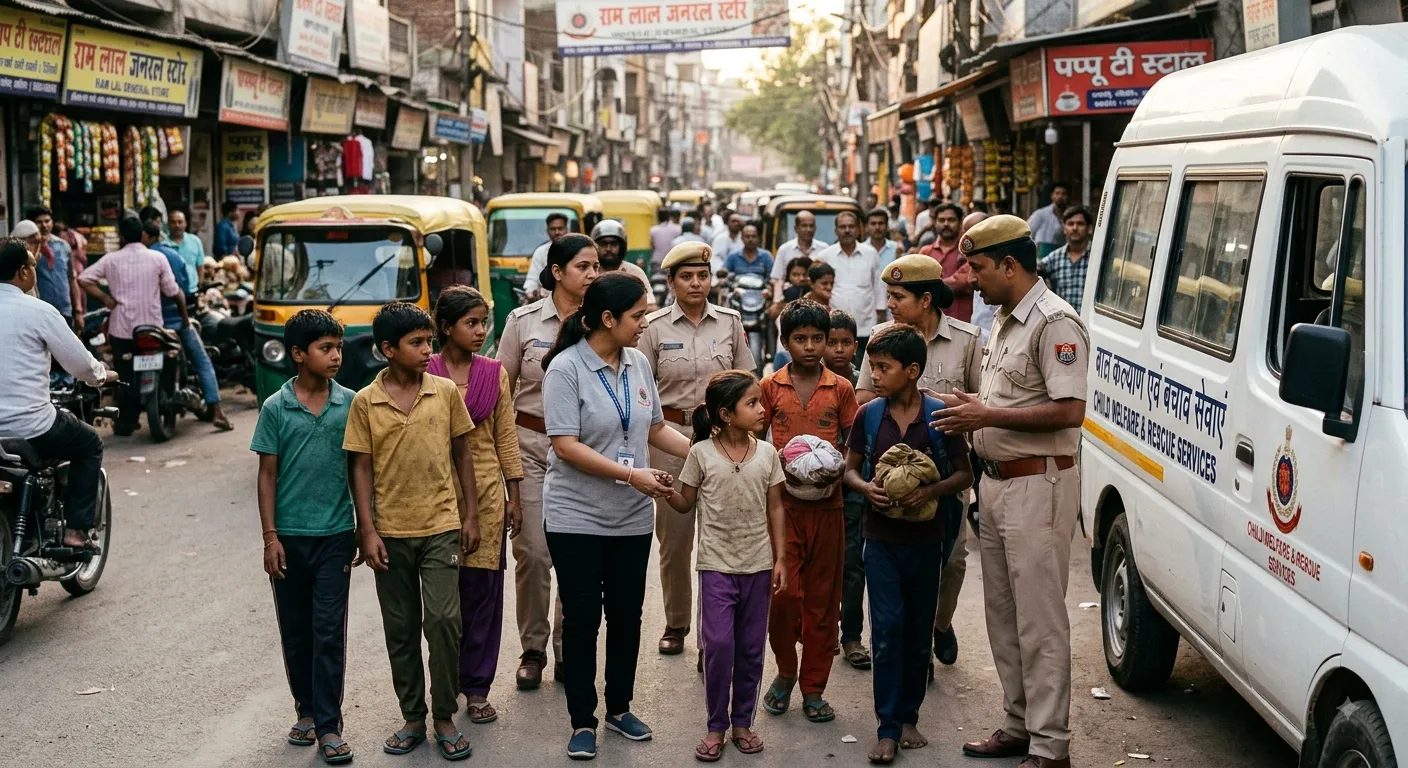 राजधानी दिल्ली में एसडीएम विकास पुरी तहसीलदार एवं एनजीओ और श्रम विभाग पुलिस की बड़ी कार्रवाई