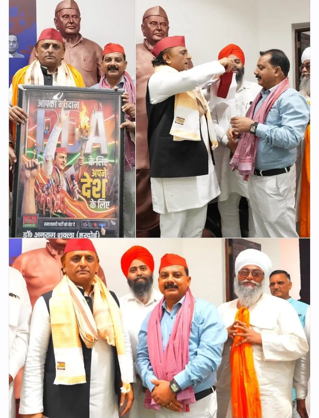 हरदोई के लोकप्रिय डॉक्टर अनुराग शुक्ला ने समाजवादी पार्टी की सदस्यता ग्रहण की