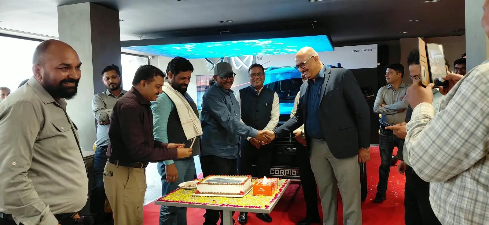 नारायण ऑटोमोबाइल ने तेलीबाग में किया महिंद्रा स्कार्पियो एन  का नया संस्करण लांच