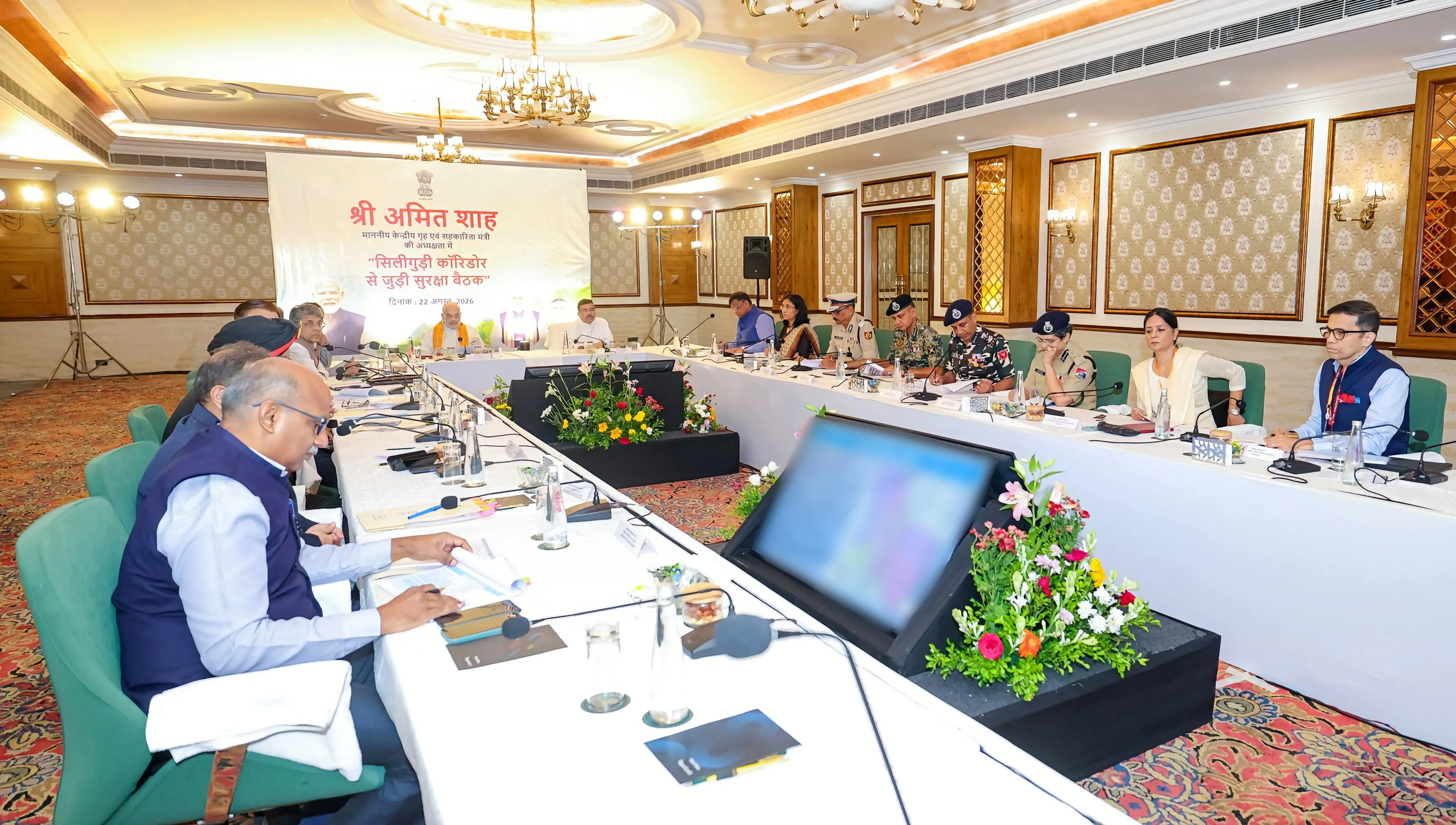 आज सिलीगुड़ी में पश्चिम बंगाल के मुख्यमंत्री श्री सुवेन्दु अधिकारी जी तथा वरिष्ठ अधिकारियों के साथ