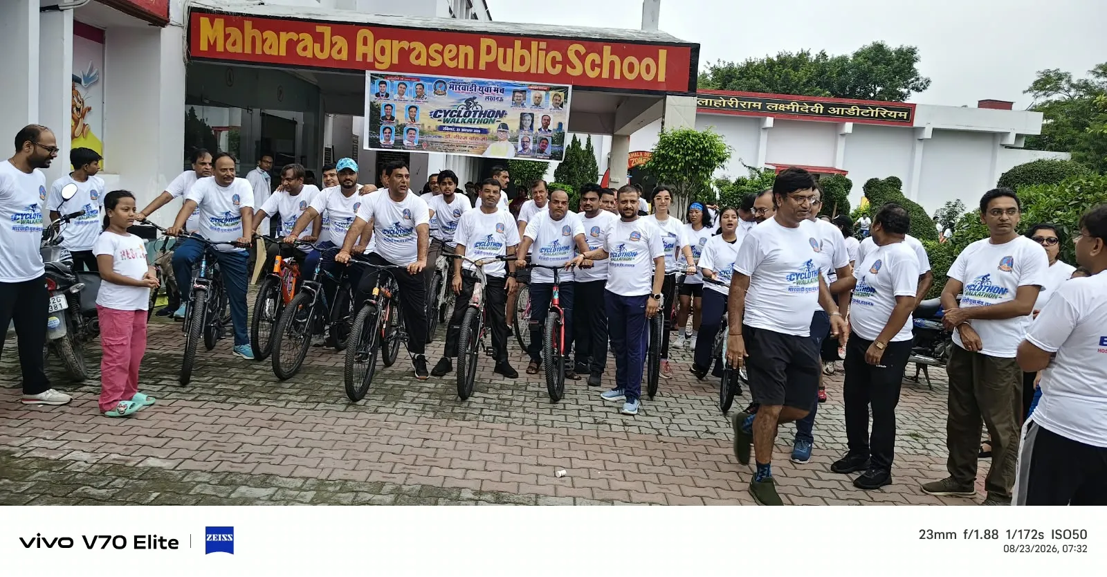 मारवाड़ी युवा मंच ने किया cyclothan का आयोजन