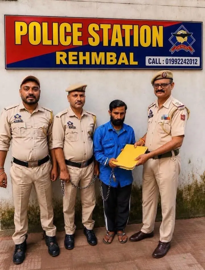 चिनाब घाटी के द्वार उधमपुर में पुलिस का कड़ा प्रहार: मंड इलाके का कुख्यात ड्रग तस्कर 'पिट-एनडीपीएस' के शिकंजे में कैद