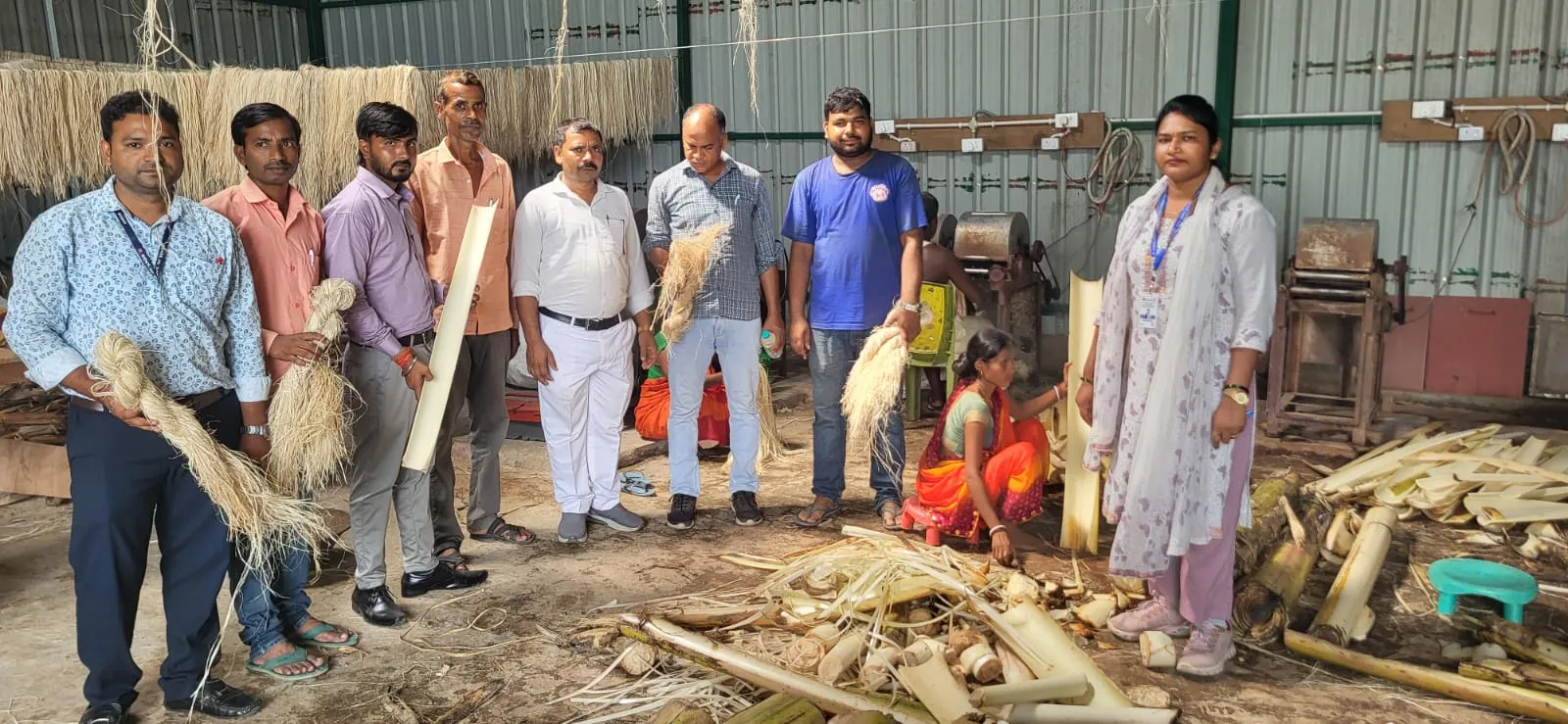 शिवहर के प्रगतिशील किसानों ने सीखी ‘केला रेशा प्रसंस्करण’ की उन्नत तकनीक