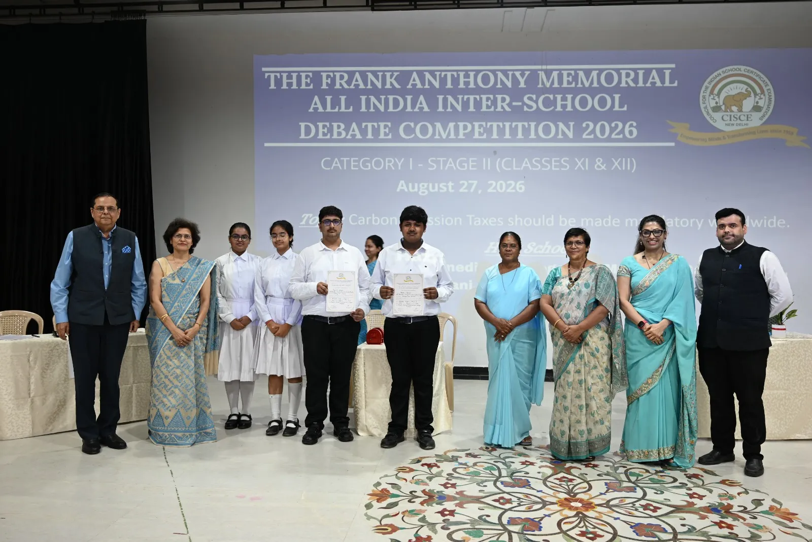 All-India Inter-School Debate Competition held at Loreto convent college