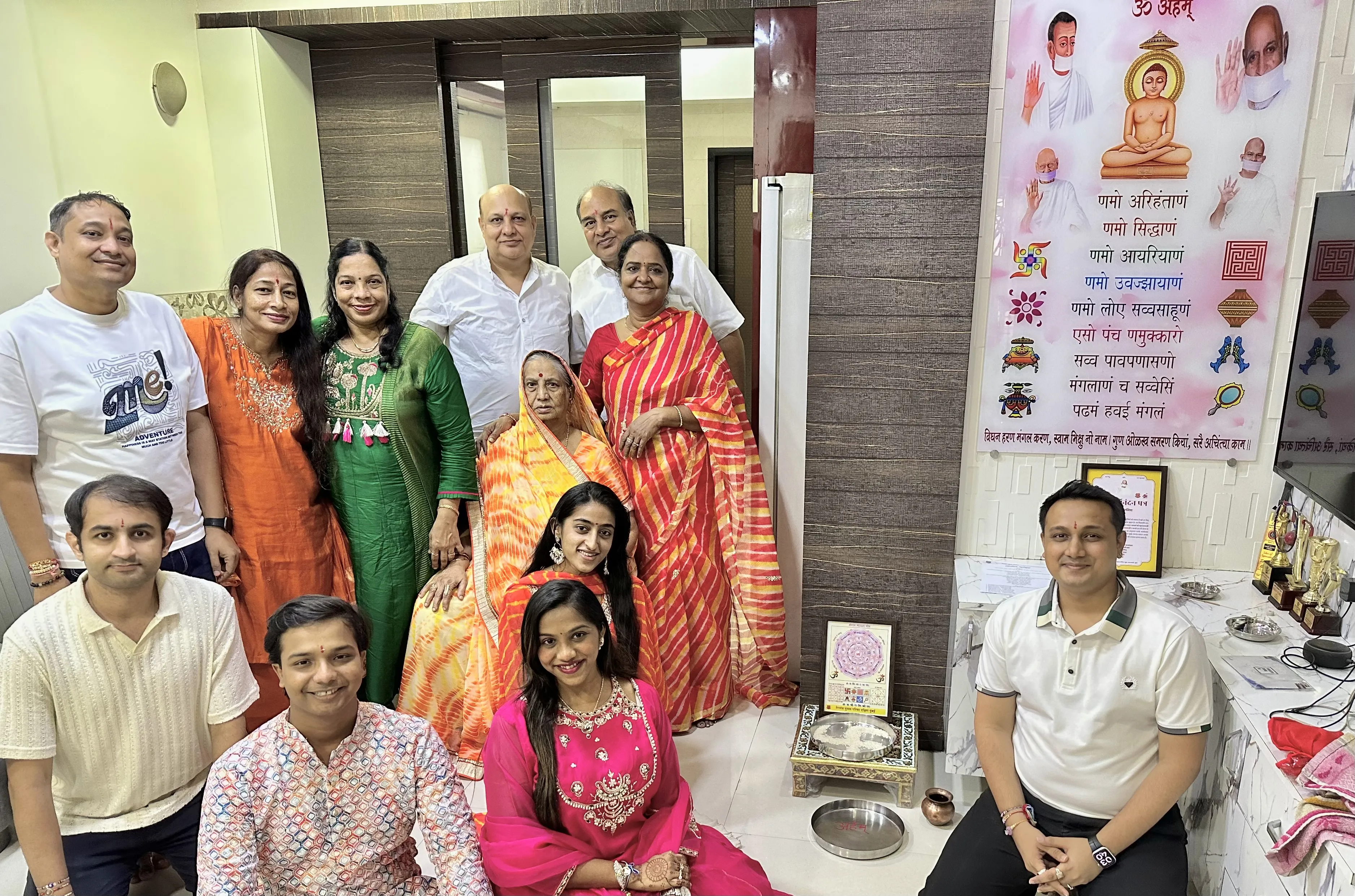 Daglia Family Celebrates Raksha Bandhan with Jain Rituals