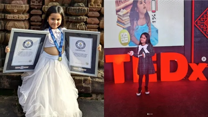 Bhubaneswar’s Anvi Vishesh Agrawal, 6, earns Guinness recognition for bilingual book and TEDx talk on children’s emotion