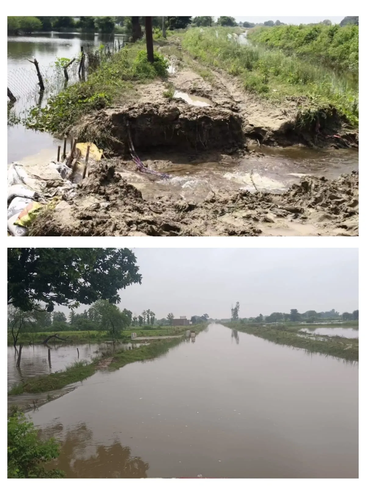 भारी बारिश और नालों का पानी बना वजह, विभाग ने साफ़ की स्थिति