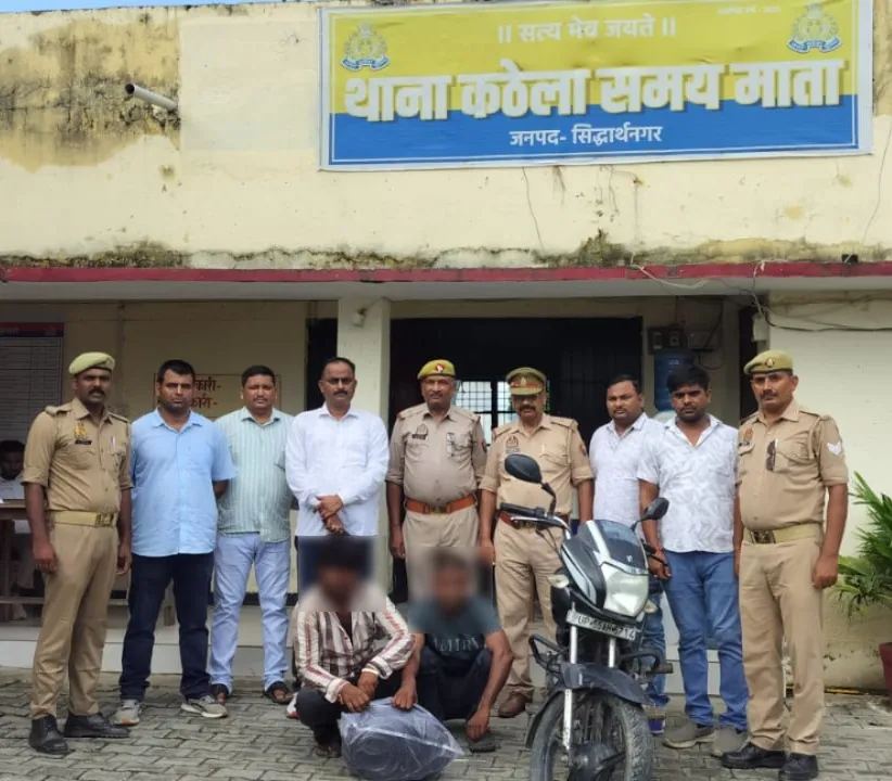 चोरी का खुलासा: जल जीवन मिशन की पानी टंकी से केबल चोरी करने वाले दो आरोपी गिरफ्तार
