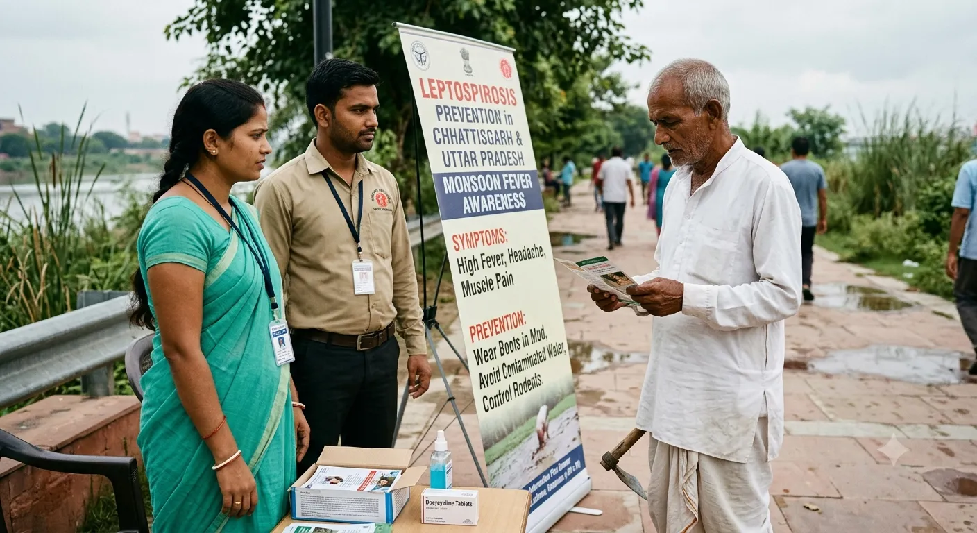 Leptospirosis cases in Chhattisgarh and Uttar Pradesh