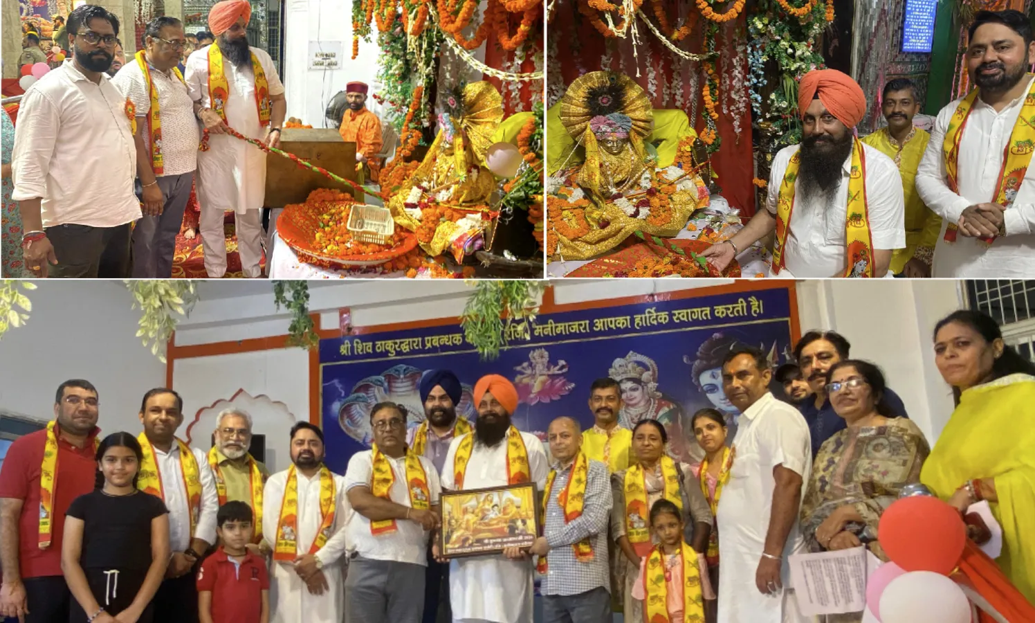ठाकुरद्वारा मंदिर में धूमधाम से मनाई श्री कृष्ण जन्माष्टमी