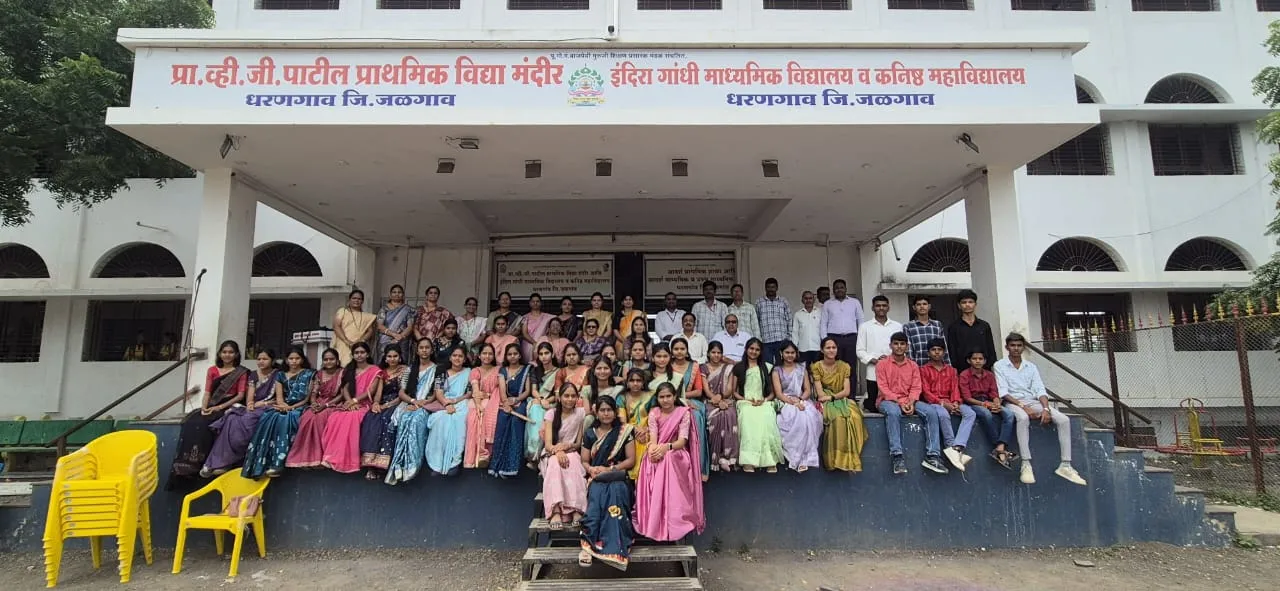इंदिरा गांधी विद्यालयात विद्यार्थ्यांनी सांभाळली शाळेची धुरा