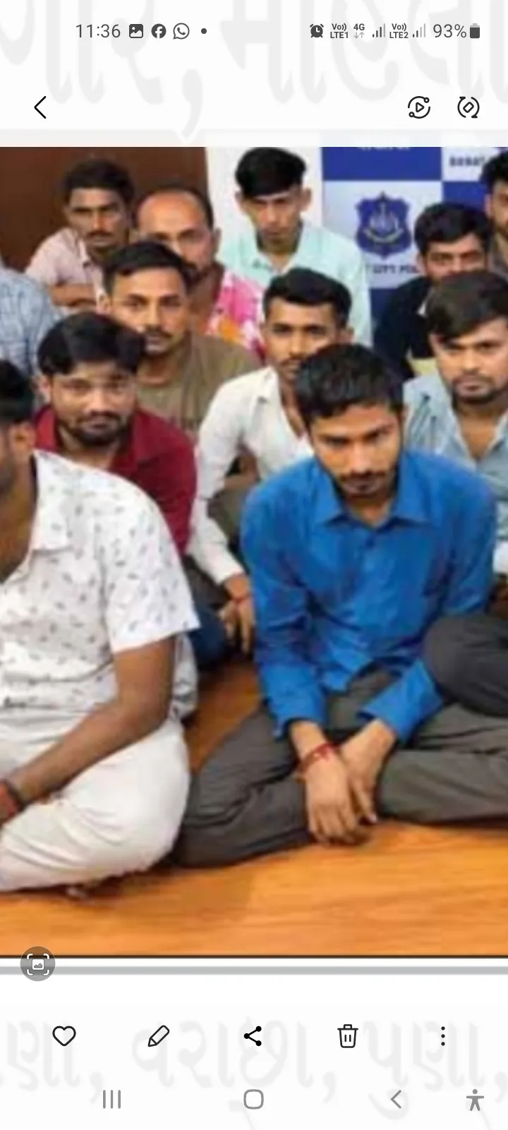 સુરત માં આઠમ ના દિવસ જુગાર રમતા પકડાયા