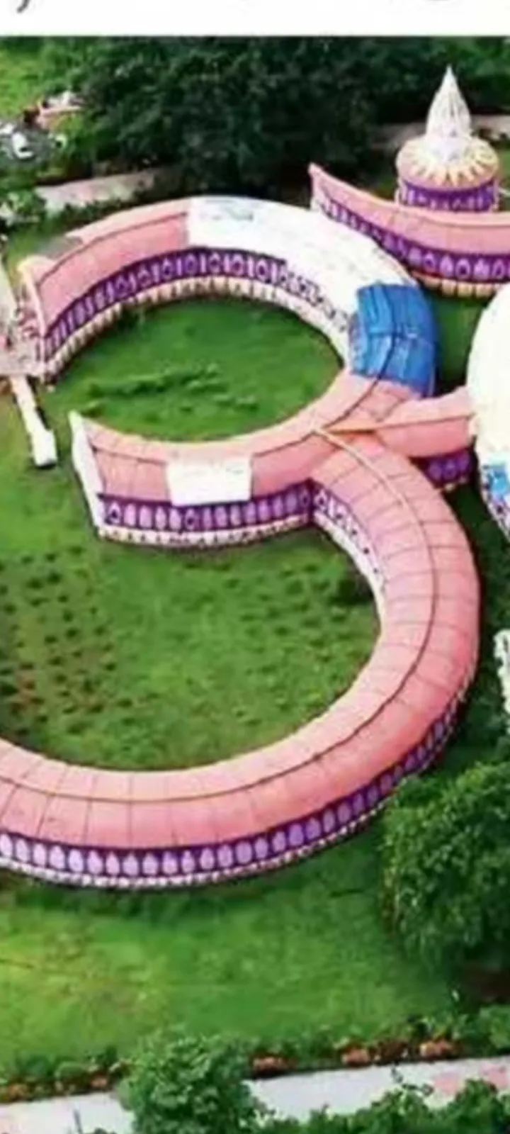 દાદરા નગર  દમણ ગંગા નદી કિનારે ૐ બનાવો