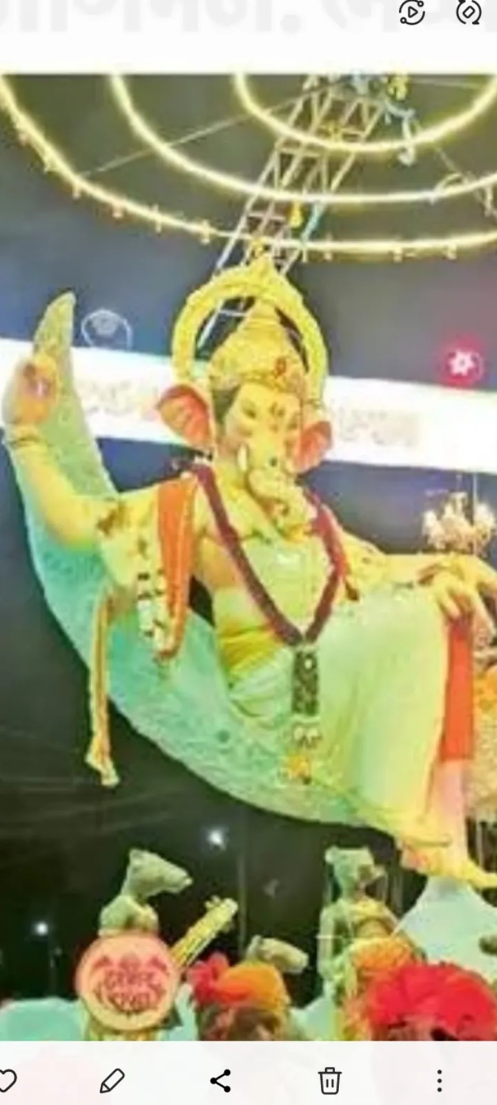 વાંસદા માં ગણપતિ બાપા આગમન