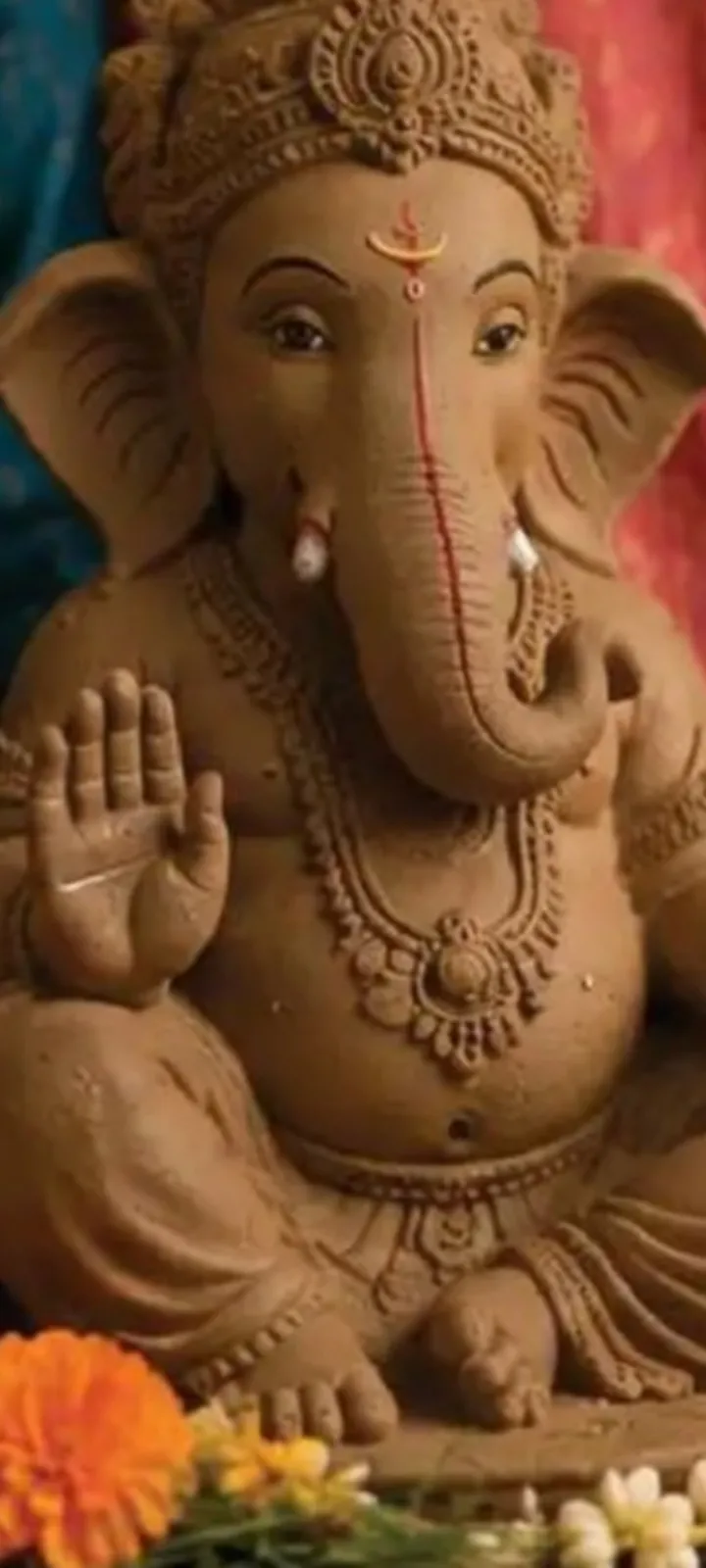 માટી ના ગણપતિ બાપા ના દર્શન