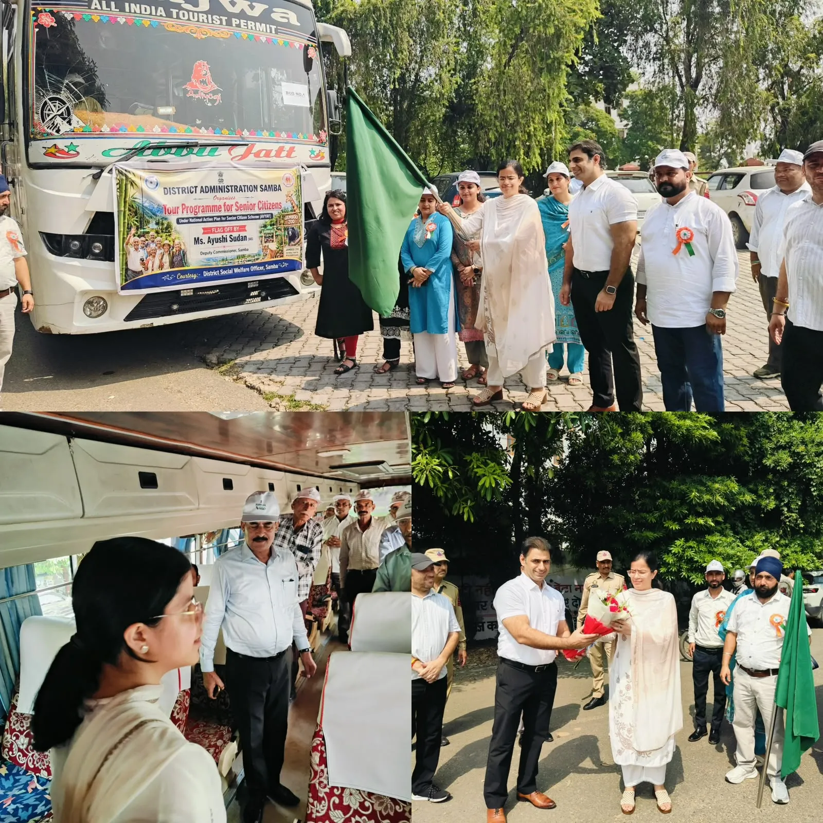Celebrating Our Elders: District Administration Samba Flags Off Special Jambu Zoo Excursion Under AVYAY Scheme