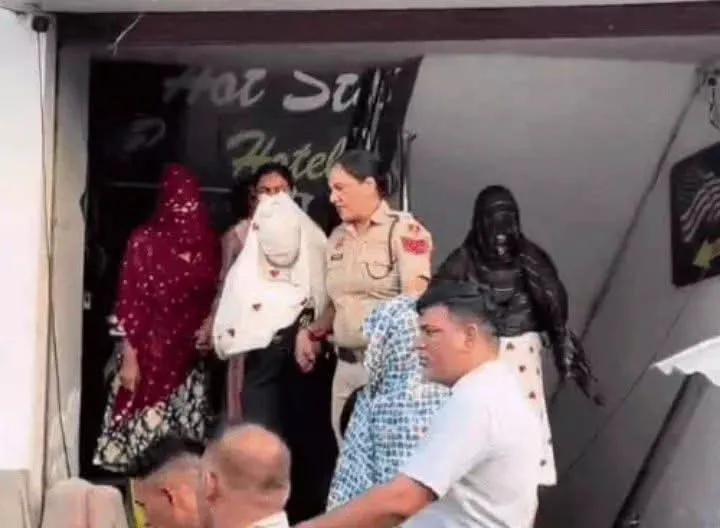 कैथल में स्पा सेंटर पर पुलिस की रेड, 6 युवतियां हिरासत में