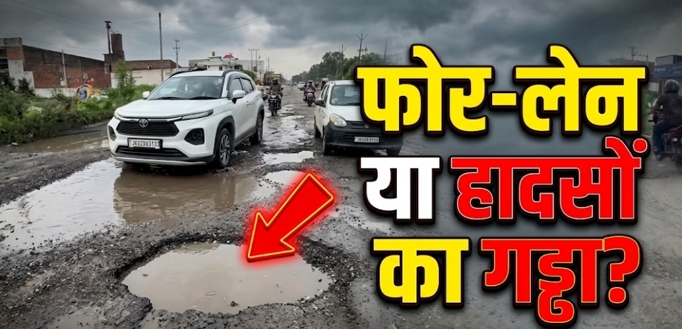 कब तक चलेगा वादों का यह ढोंग और यह खेल? गड्ढों में डूब गई जनता, प्रशासन हुआ पूरी तरह फेल